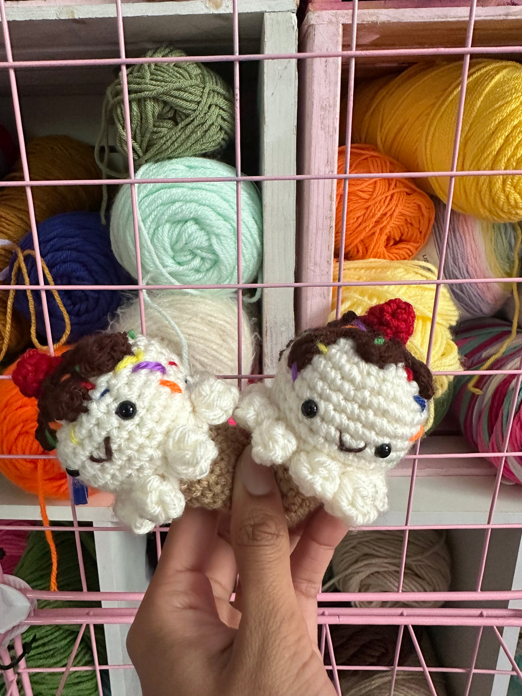 Ice cream Bag Charm