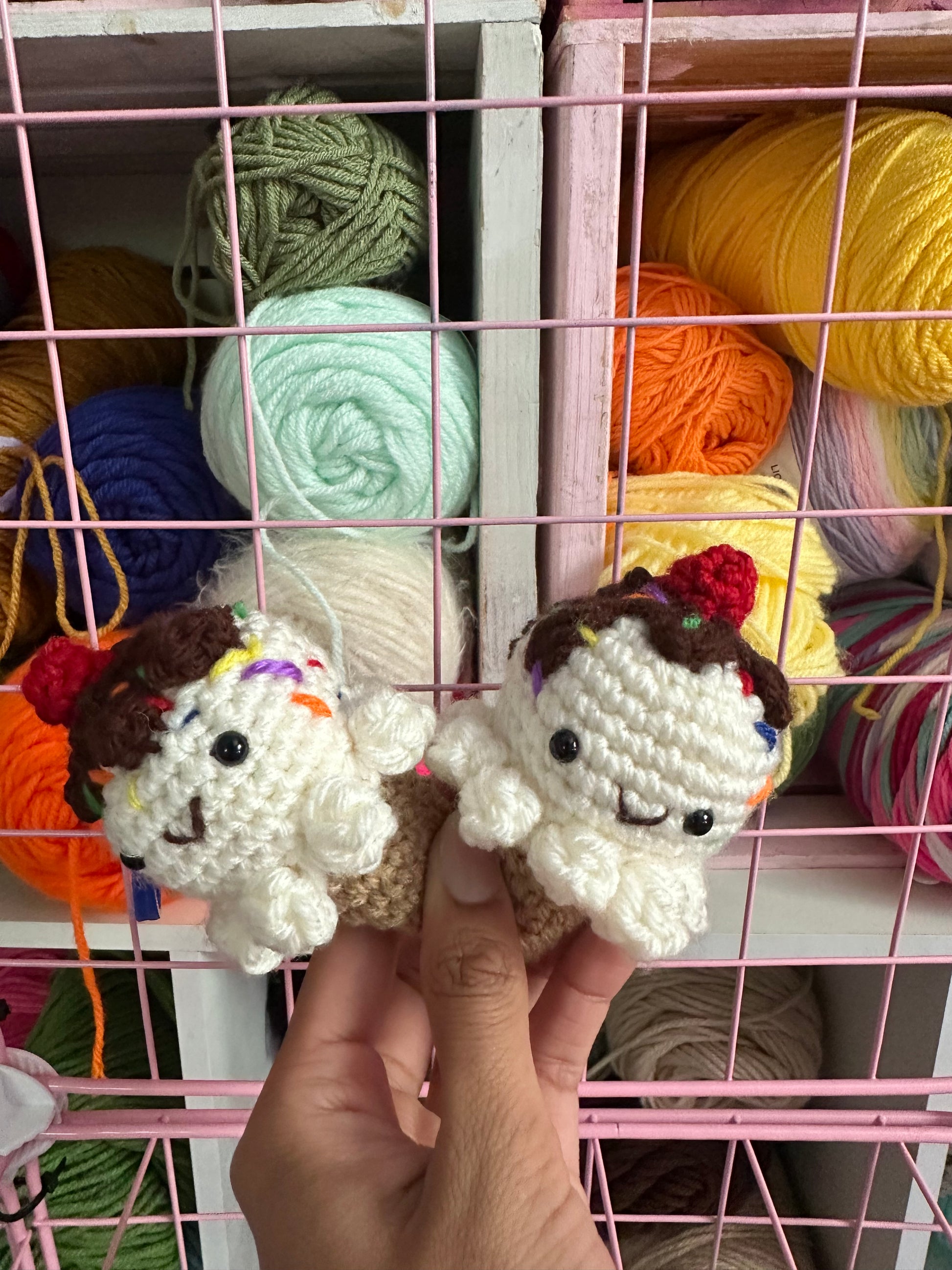 Ice cream Bag Charm