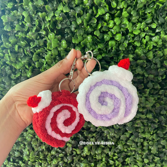 Cake roll Keychains