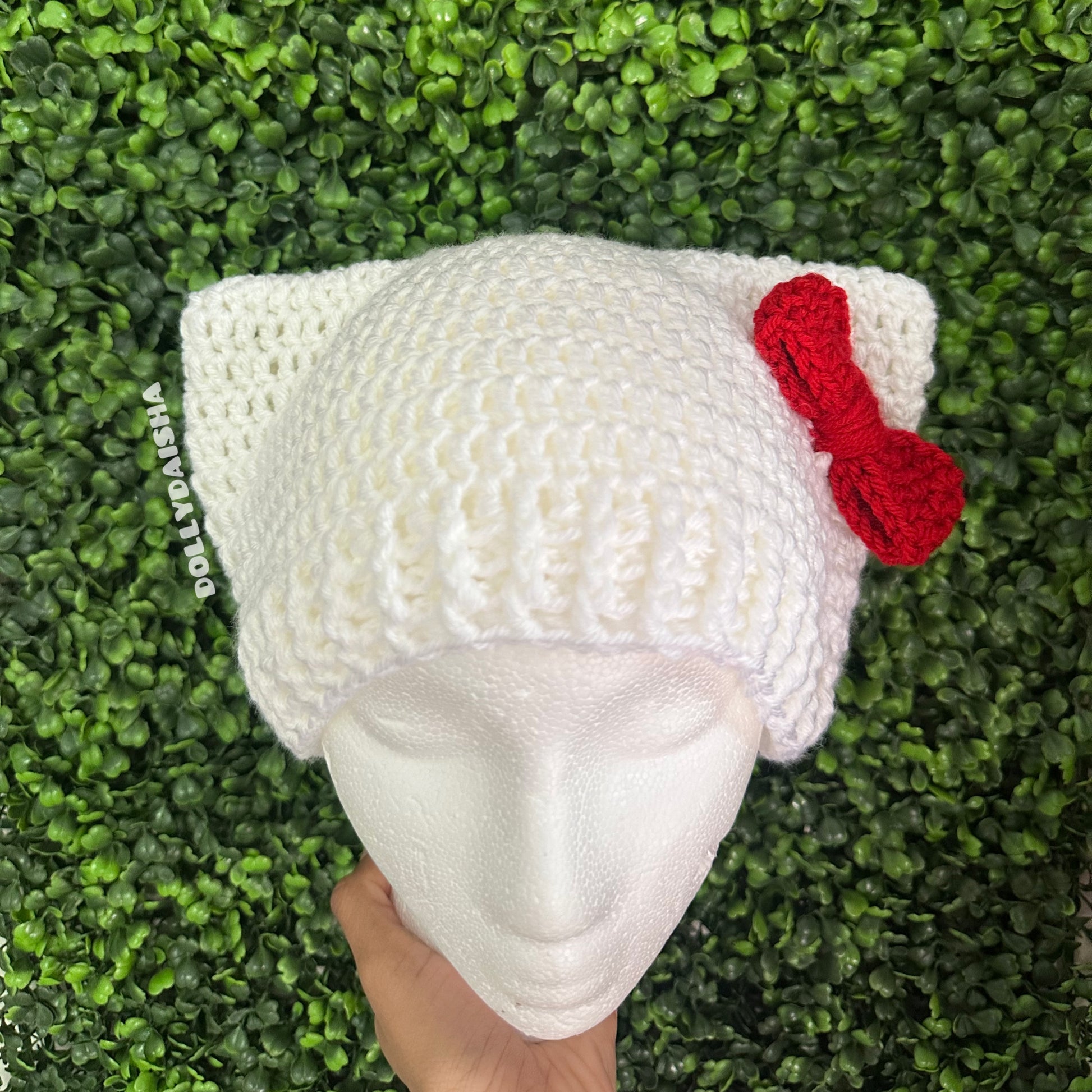 (UPDATED) Cat beanie with Bow