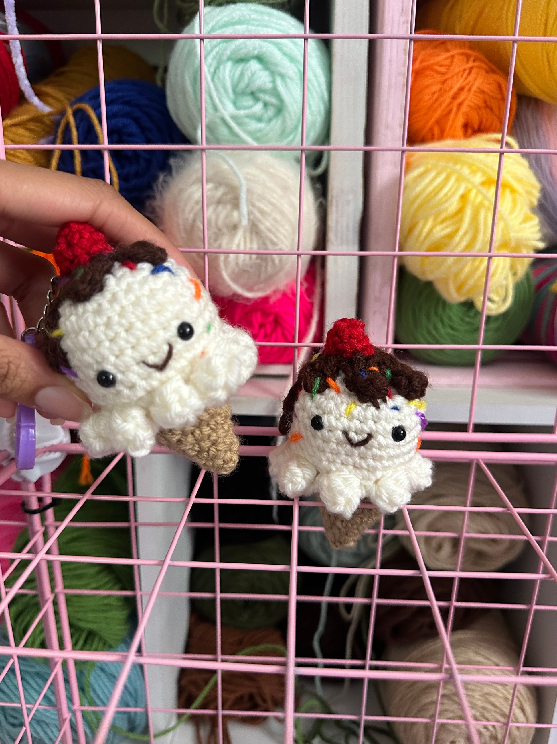 Ice cream Bag Charm