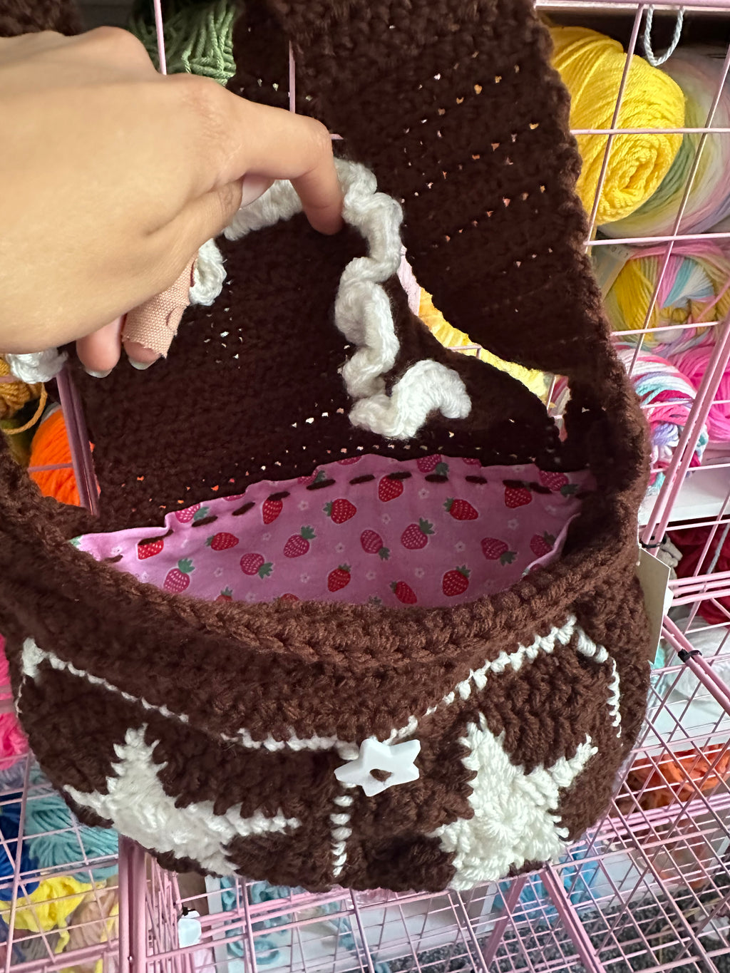 Chocolate and CreamStar Messenger Bag