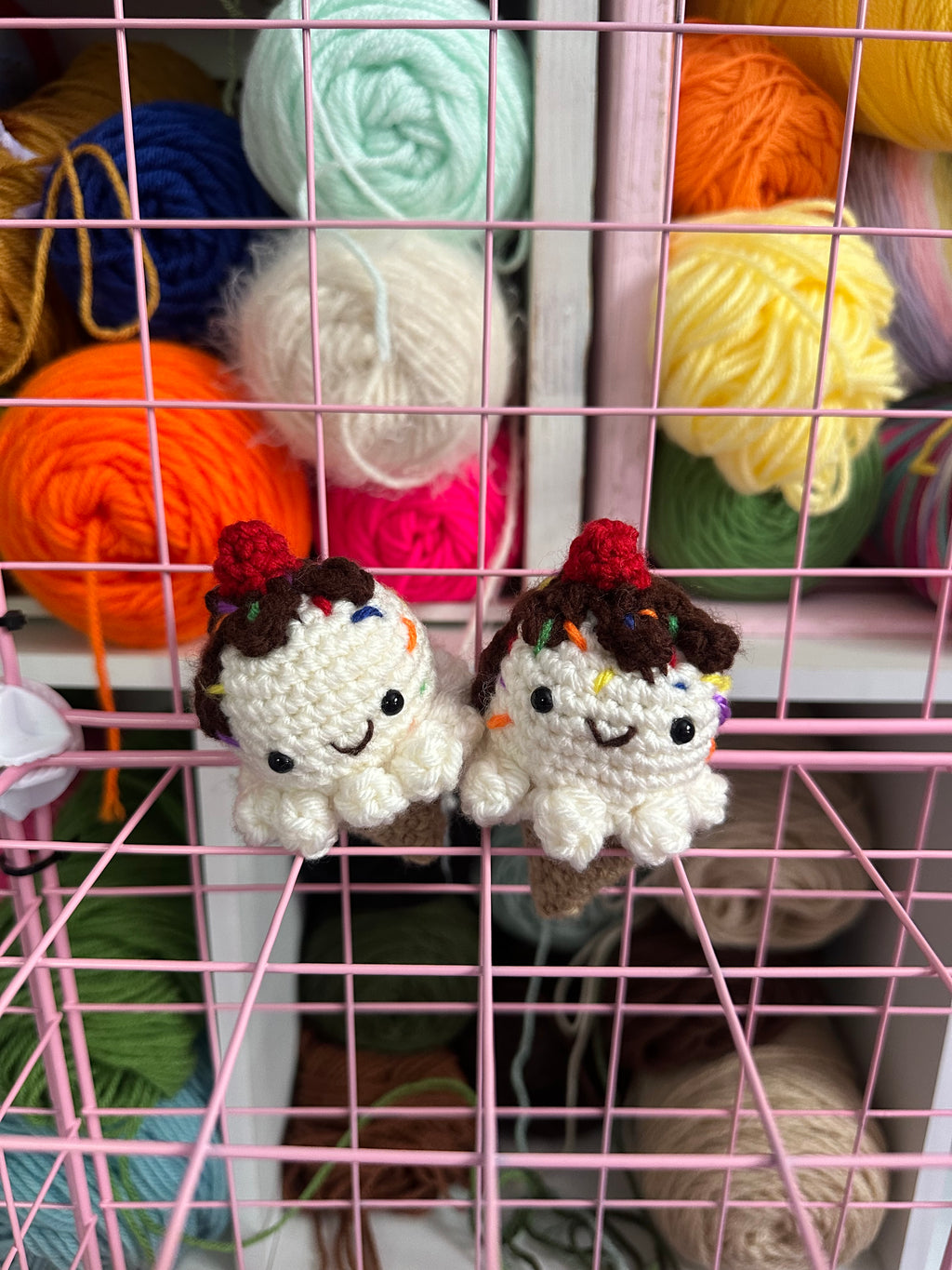 Ice cream Bag Charm