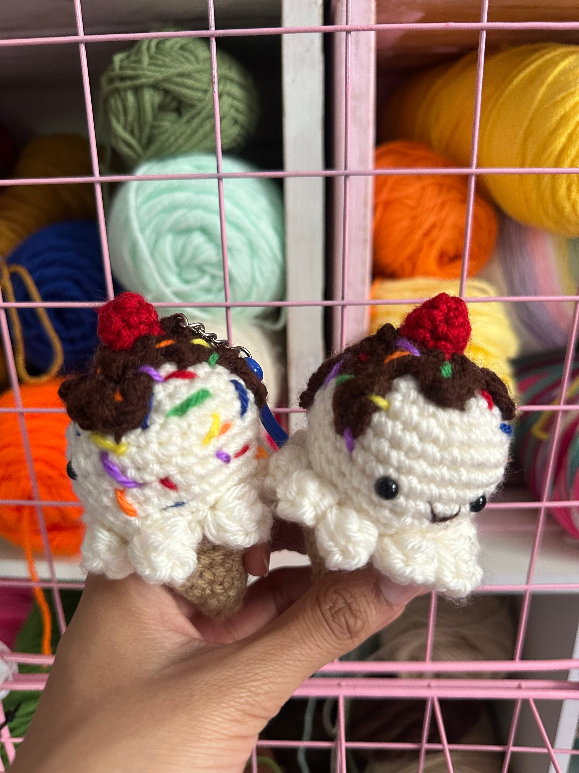 Ice cream Bag Charm