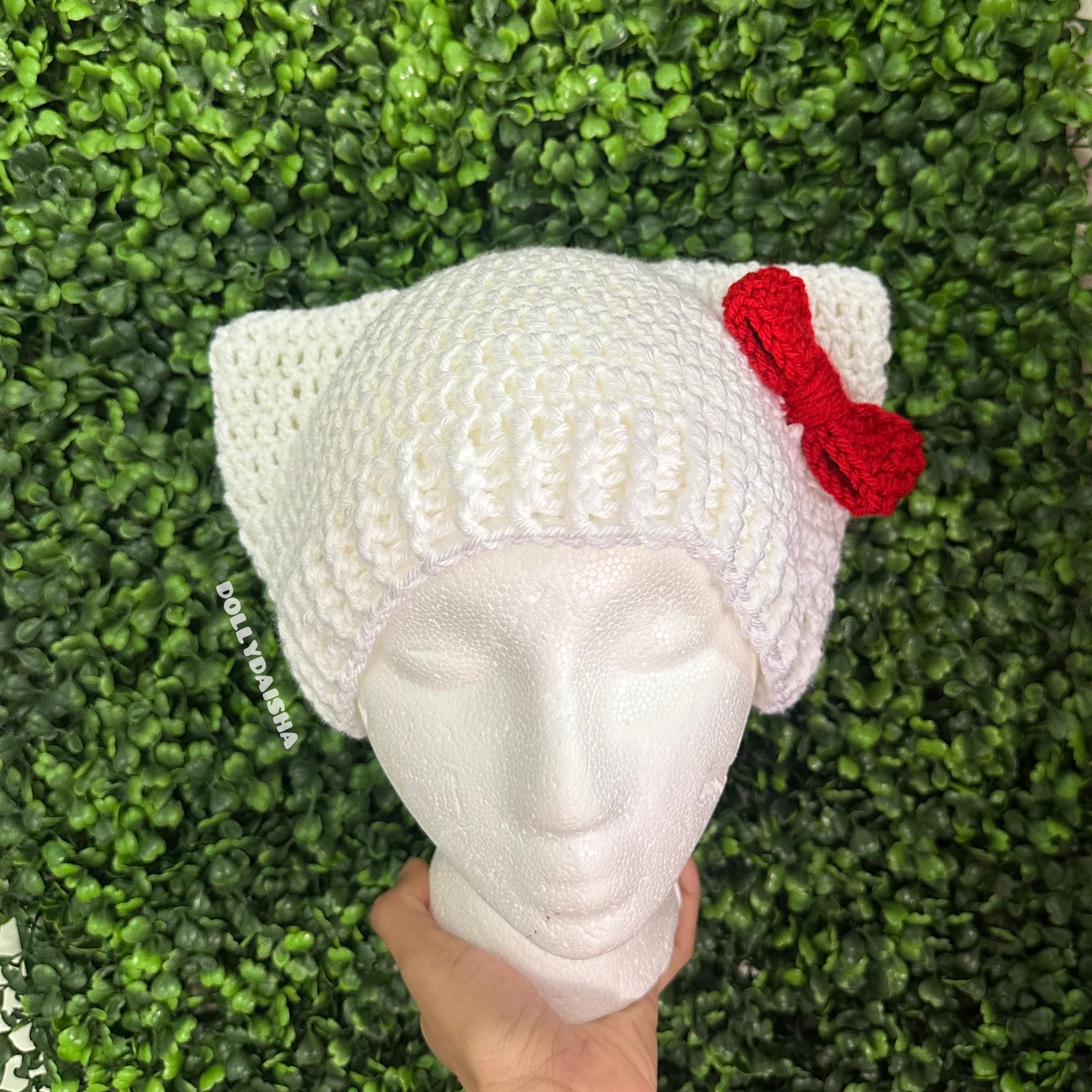 (UPDATED) Cat beanie with Bow