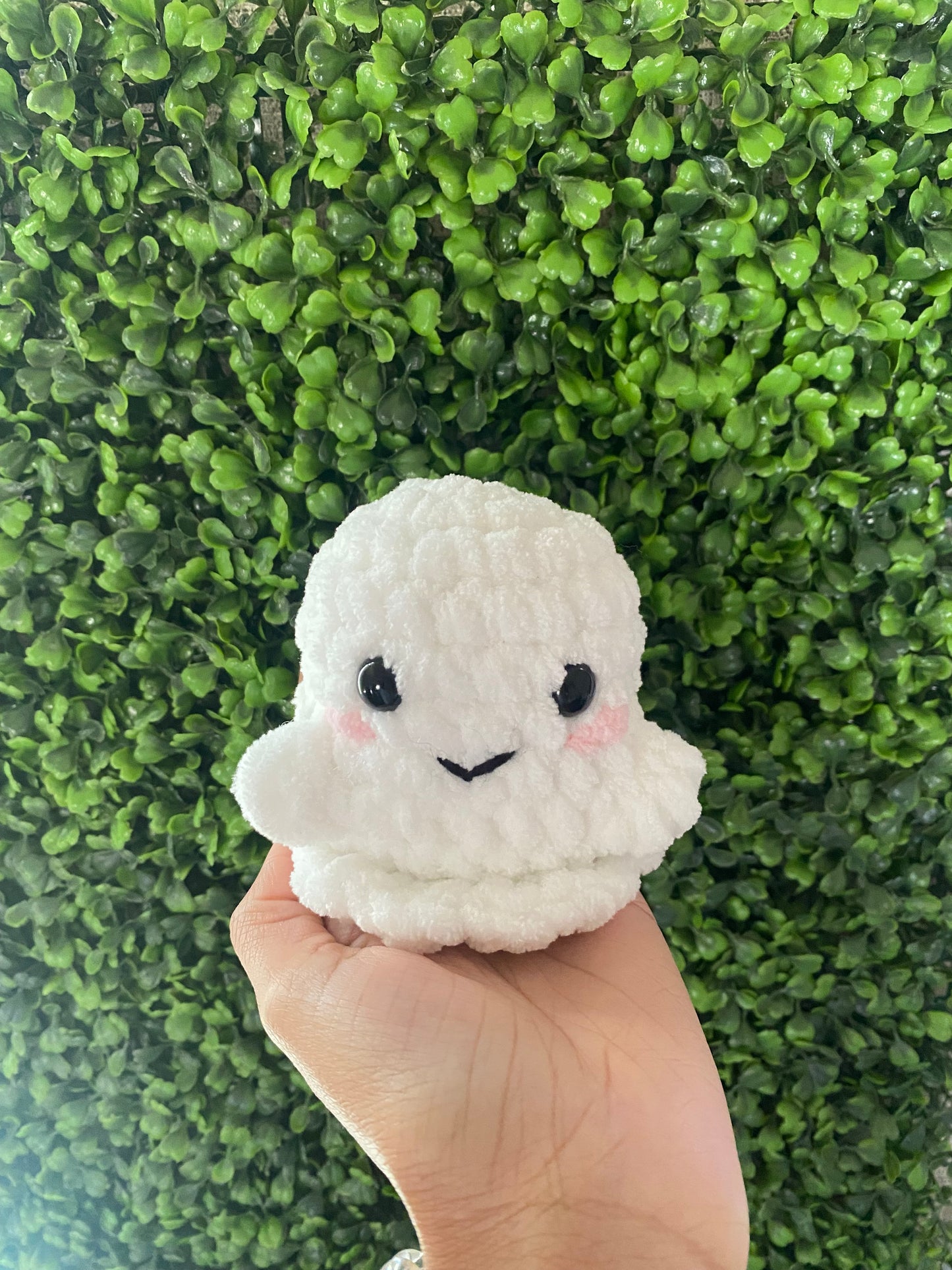 Mini Ghost plushie 3in