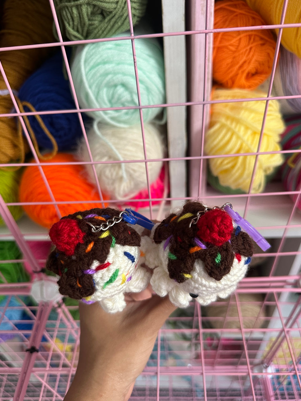 Ice cream Bag Charm