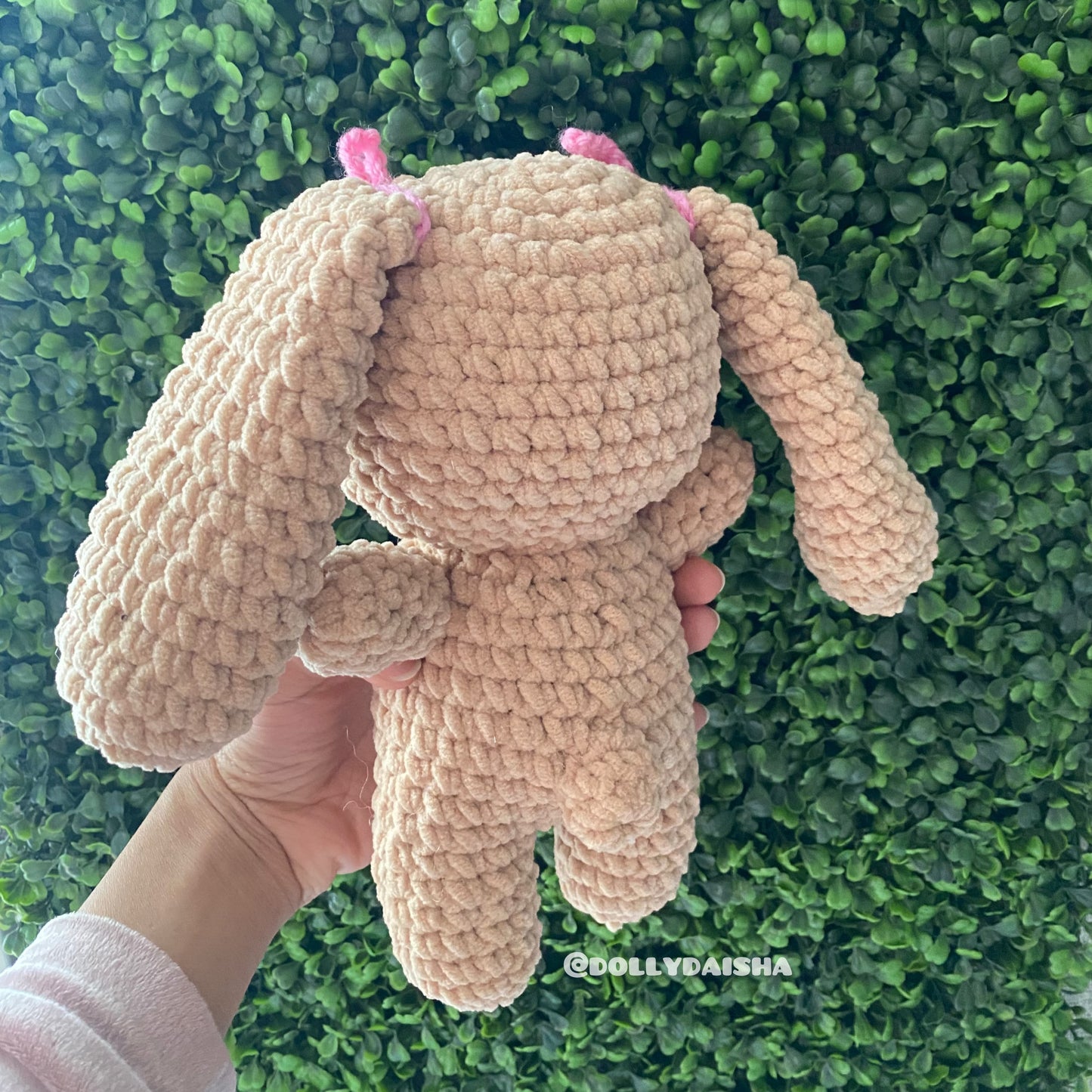 Brown Bunny w/ bows 9in