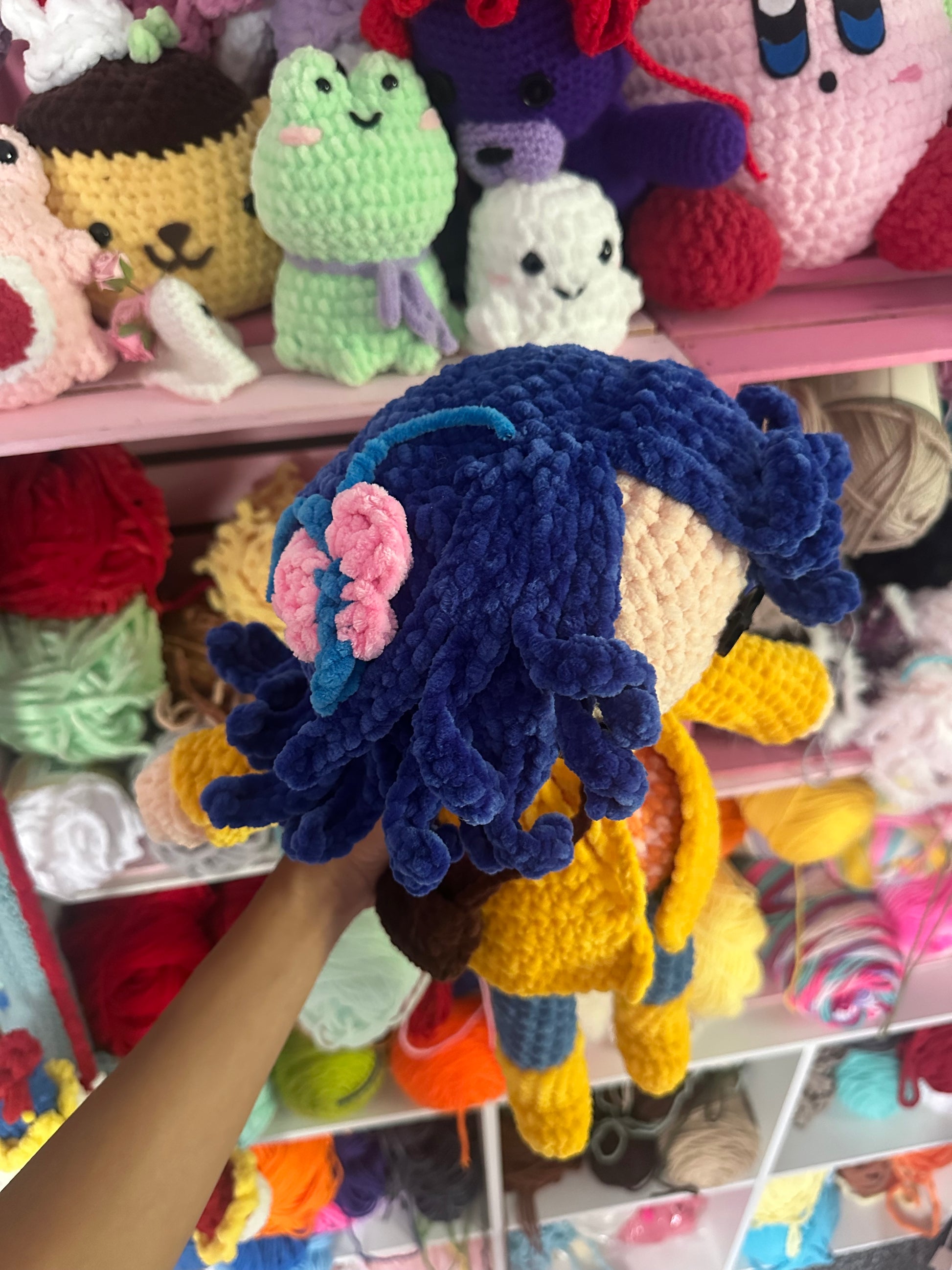 Crochet Coraline Plush Doll