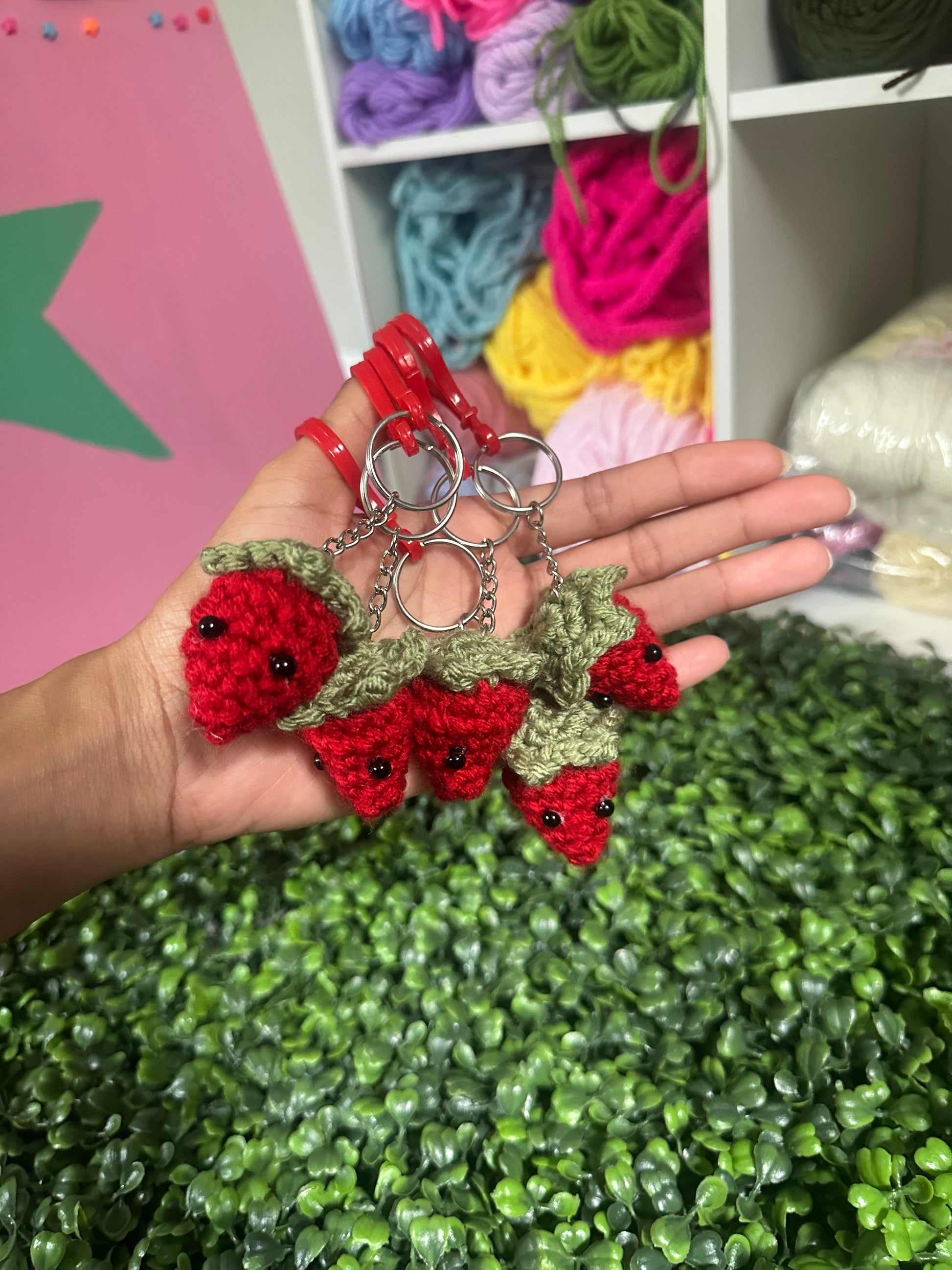 Strawberry Keychain