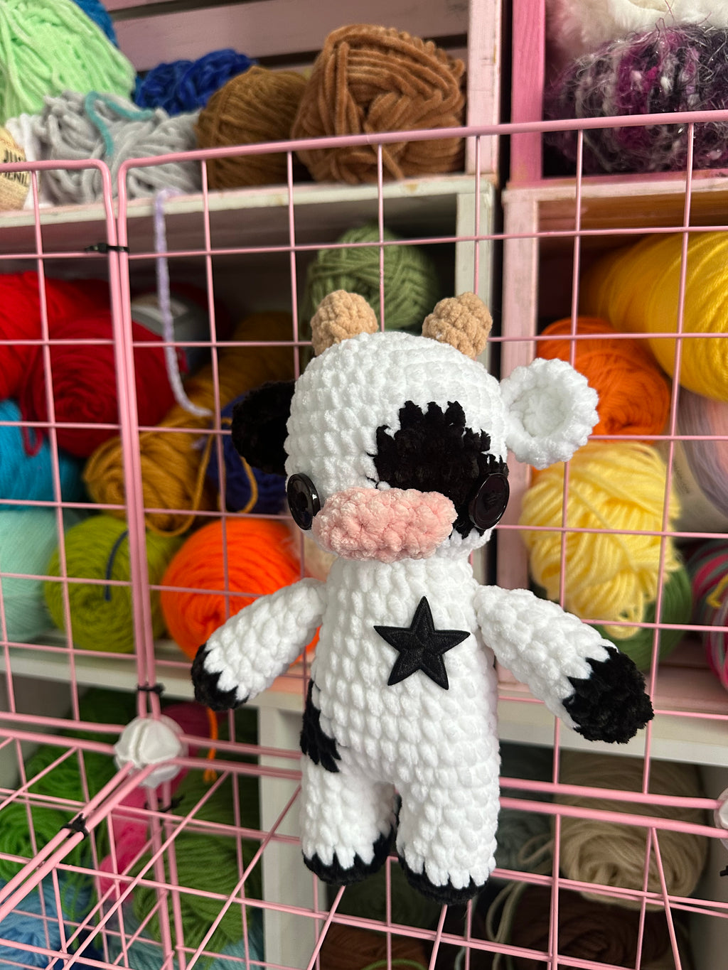 Crochet Cow Plushie