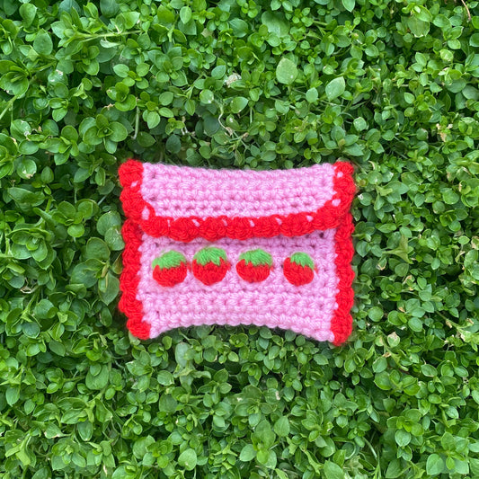 Strawberry Card Holder Wallet