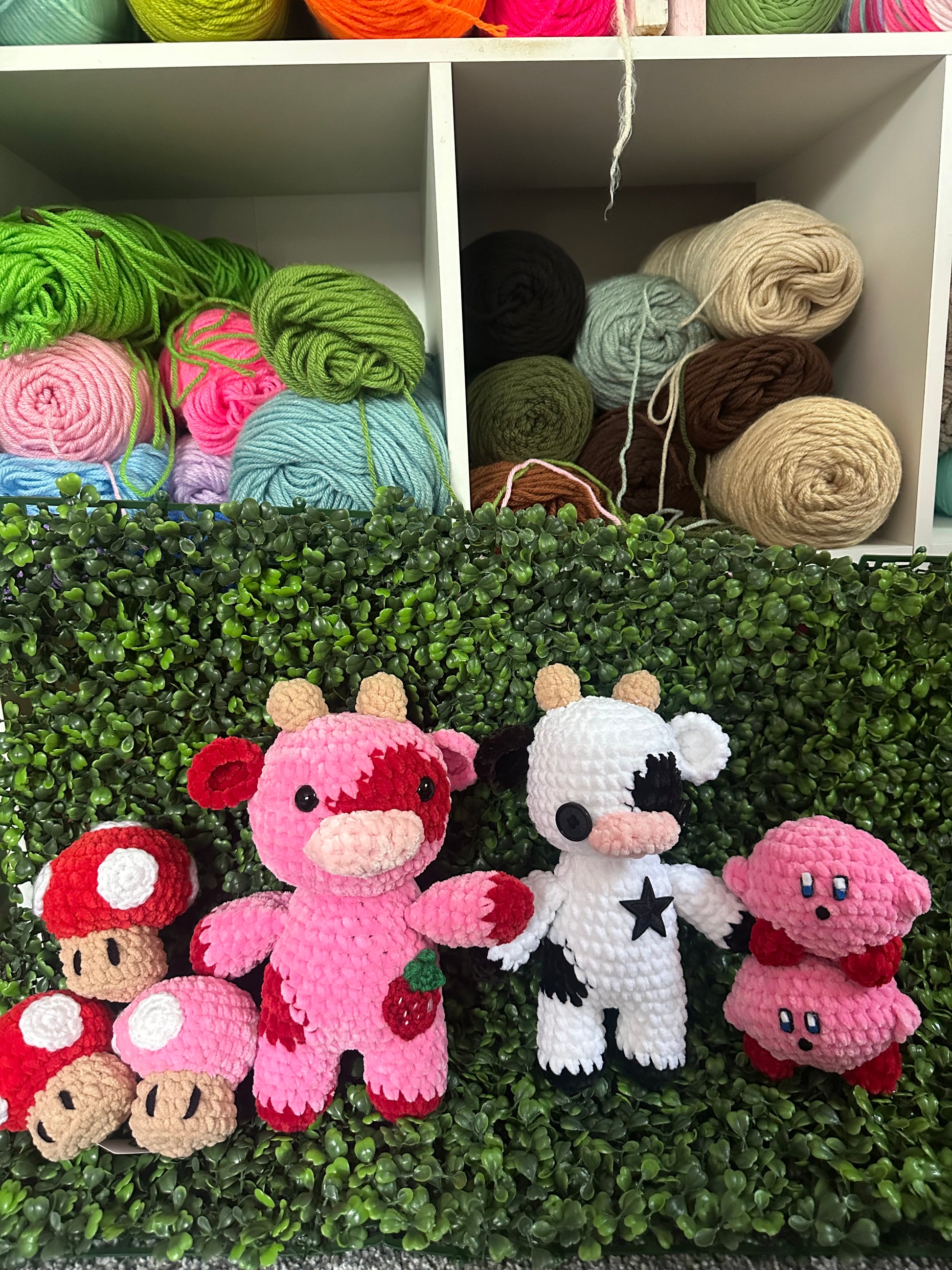 Crochet Strawberry Cow plushie 🍓