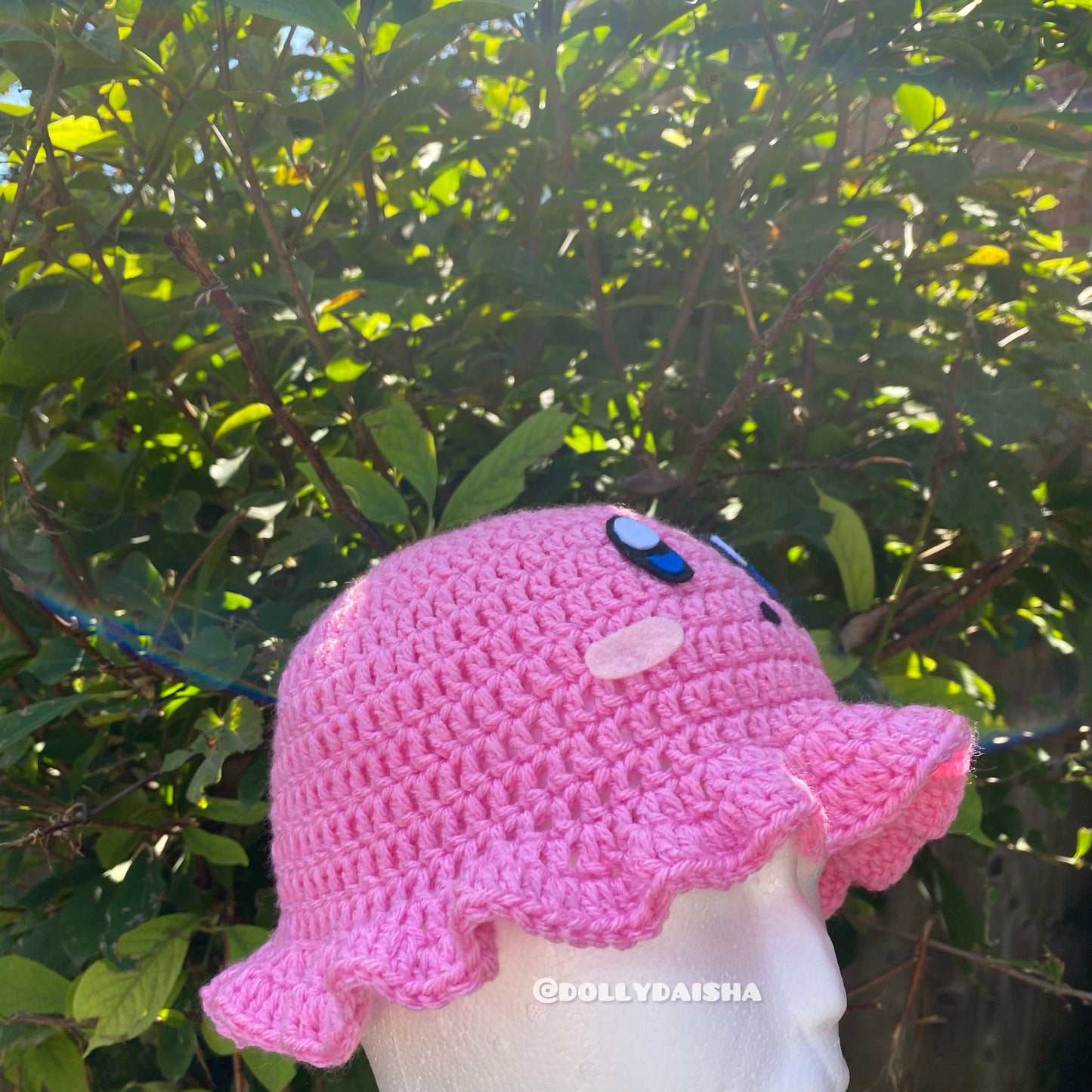 Pink Puff Bucket Hat