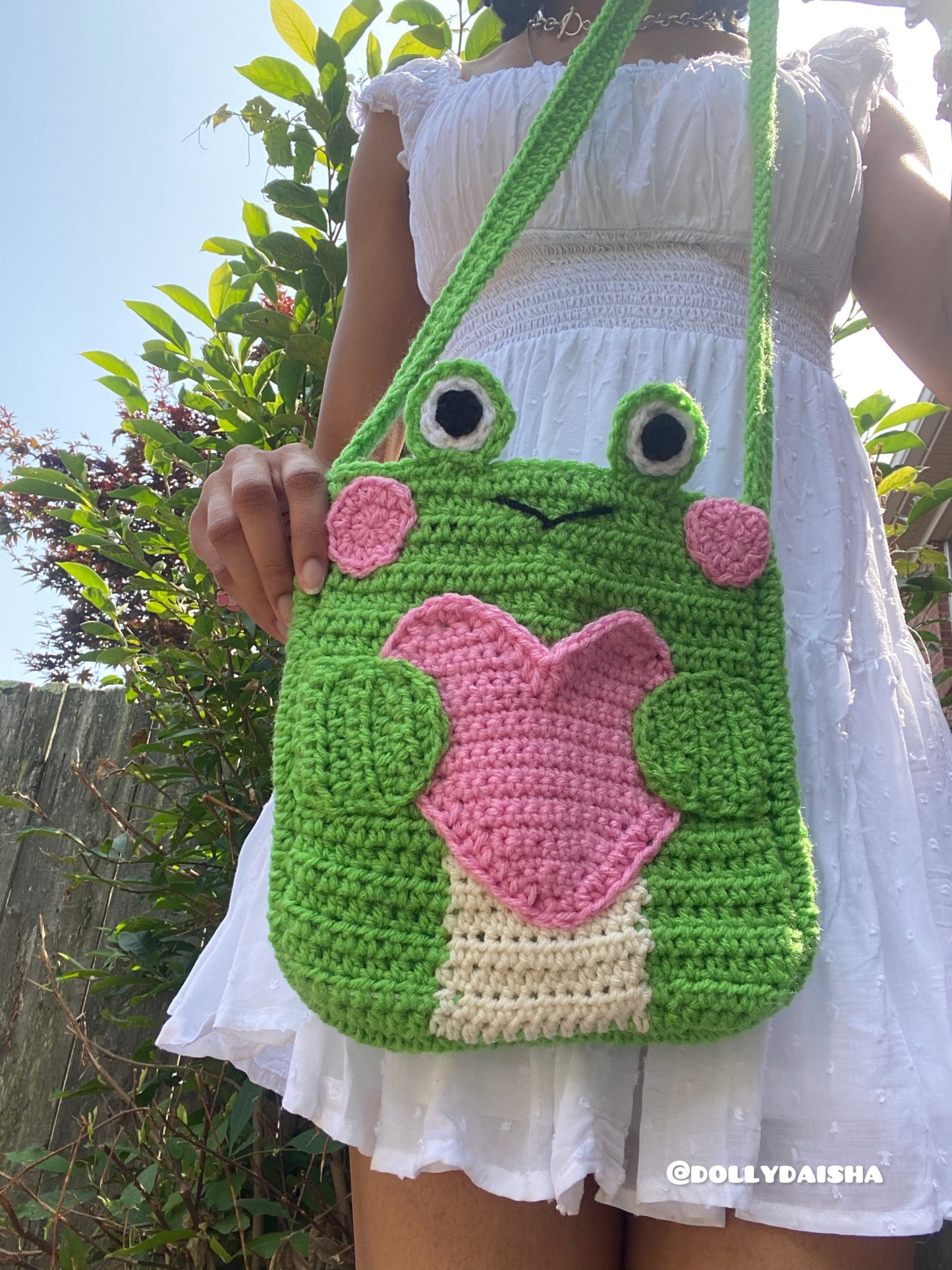 Froggy Heart Crossbody Bag