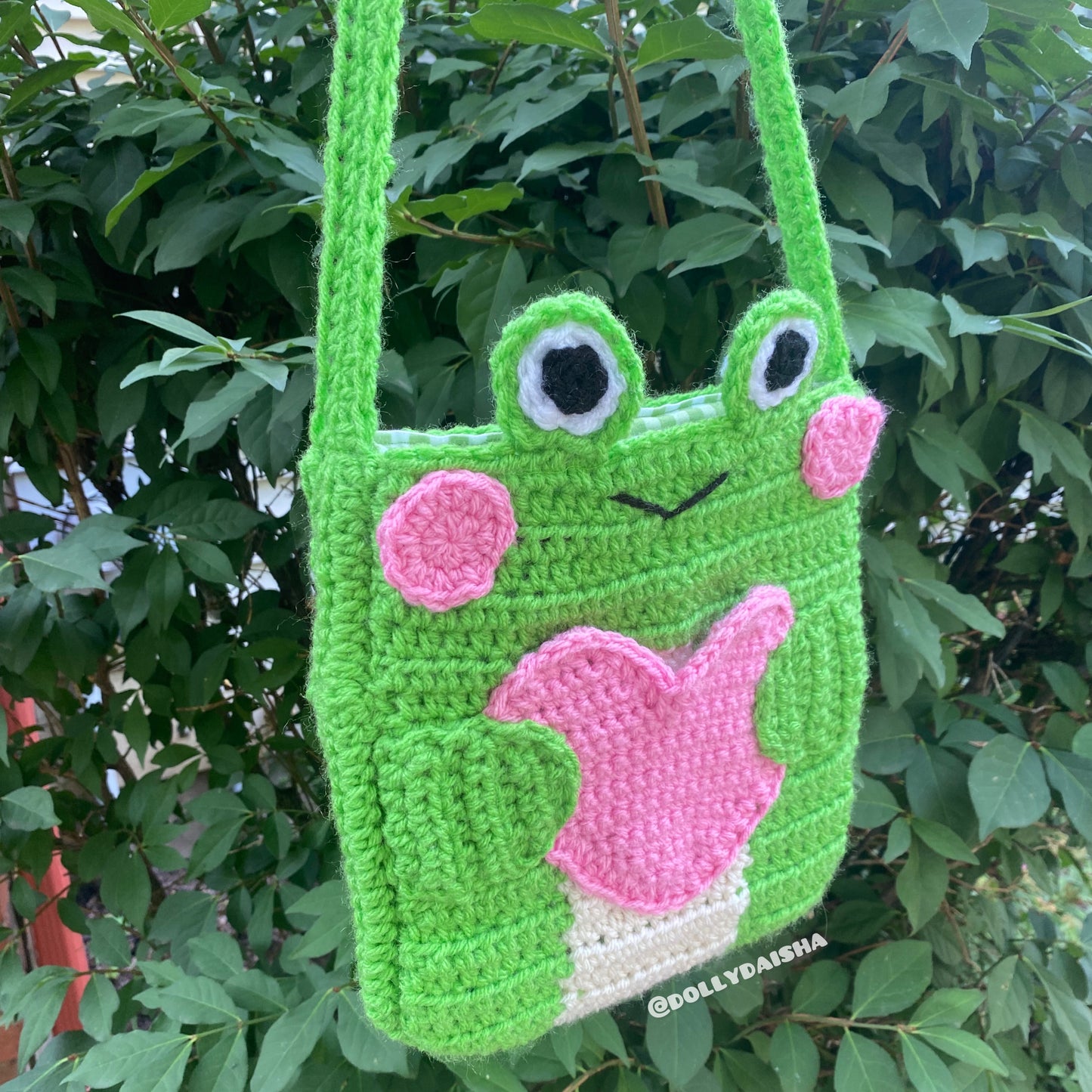 Froggy Heart Crossbody Bag