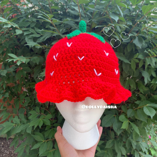 Strawberry Bucket Hat