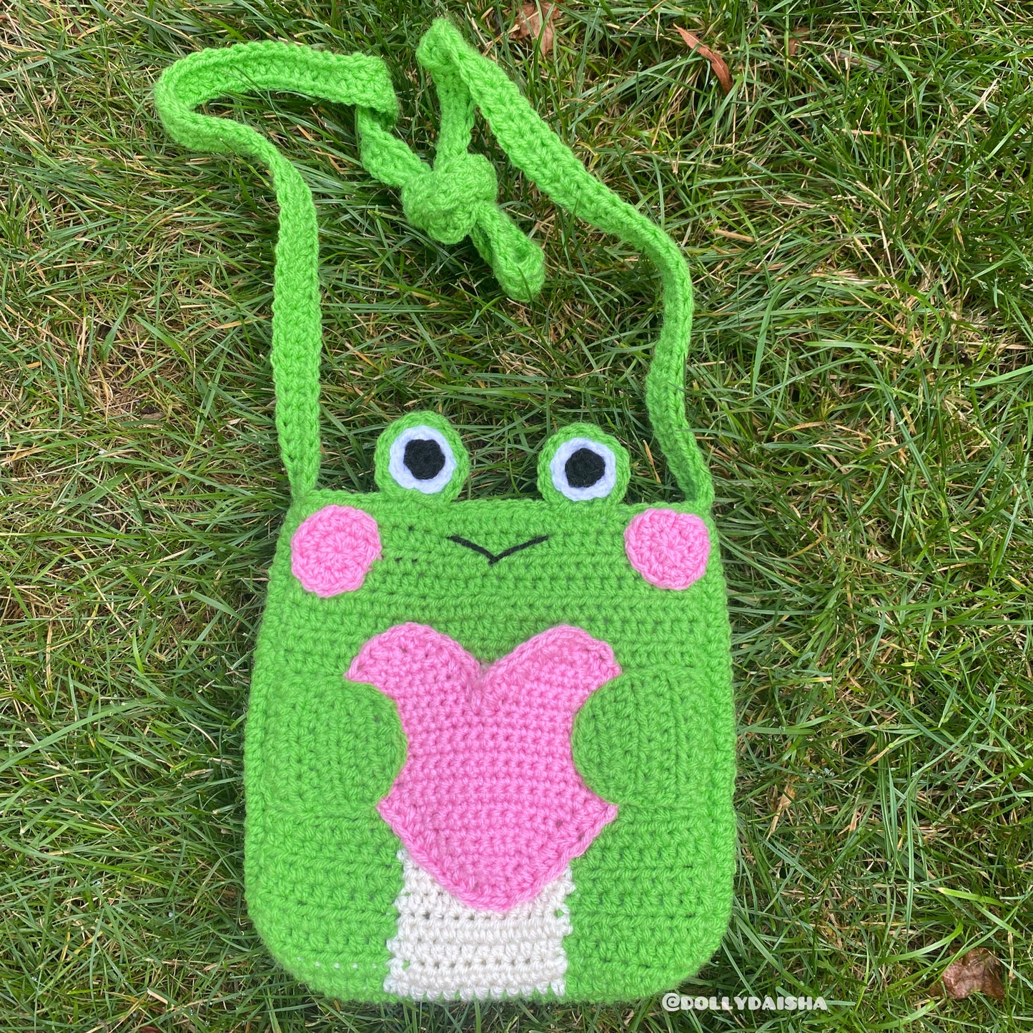 Froggy Heart Crossbody Bag