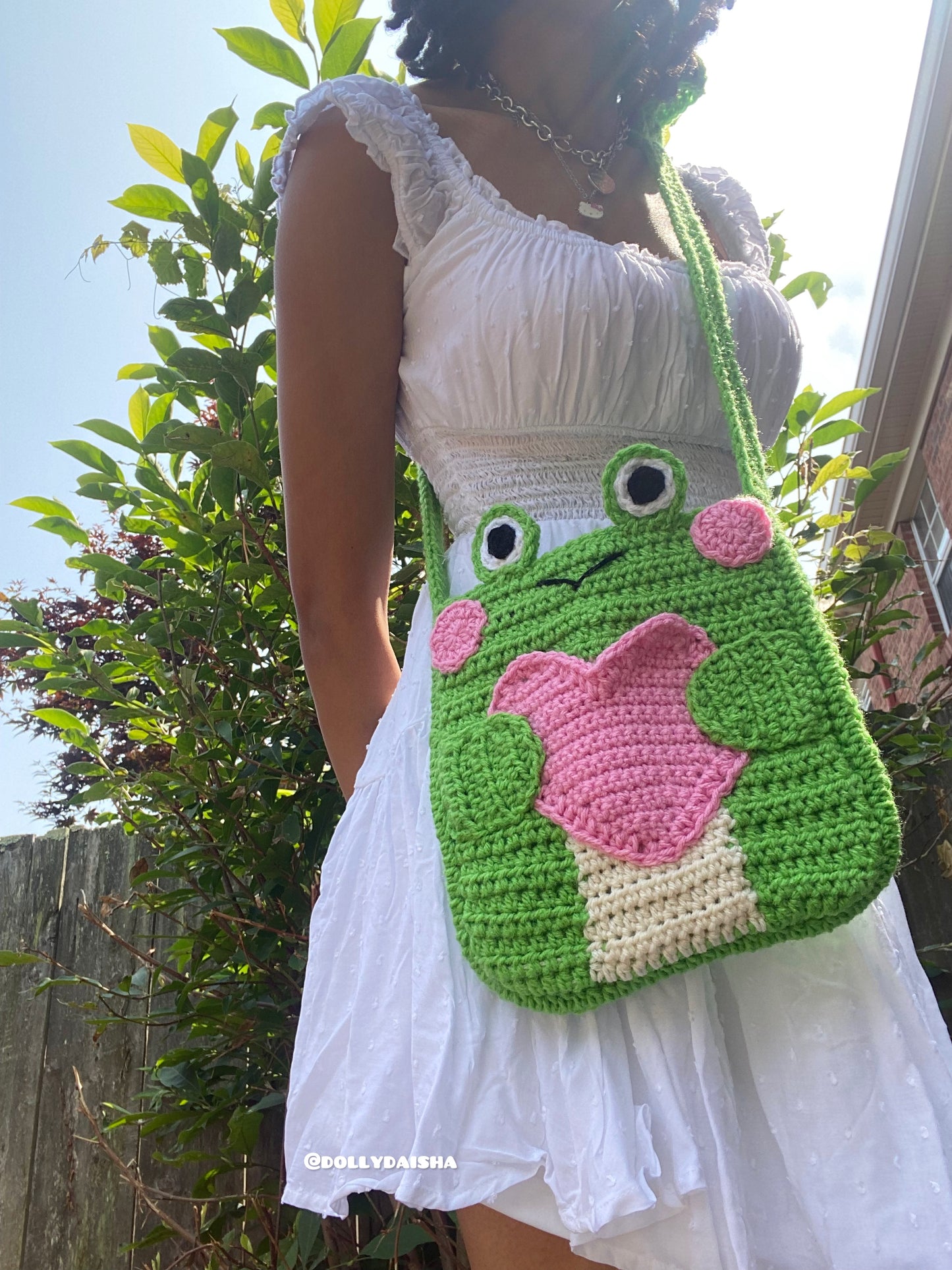 Froggy Heart Crossbody Bag