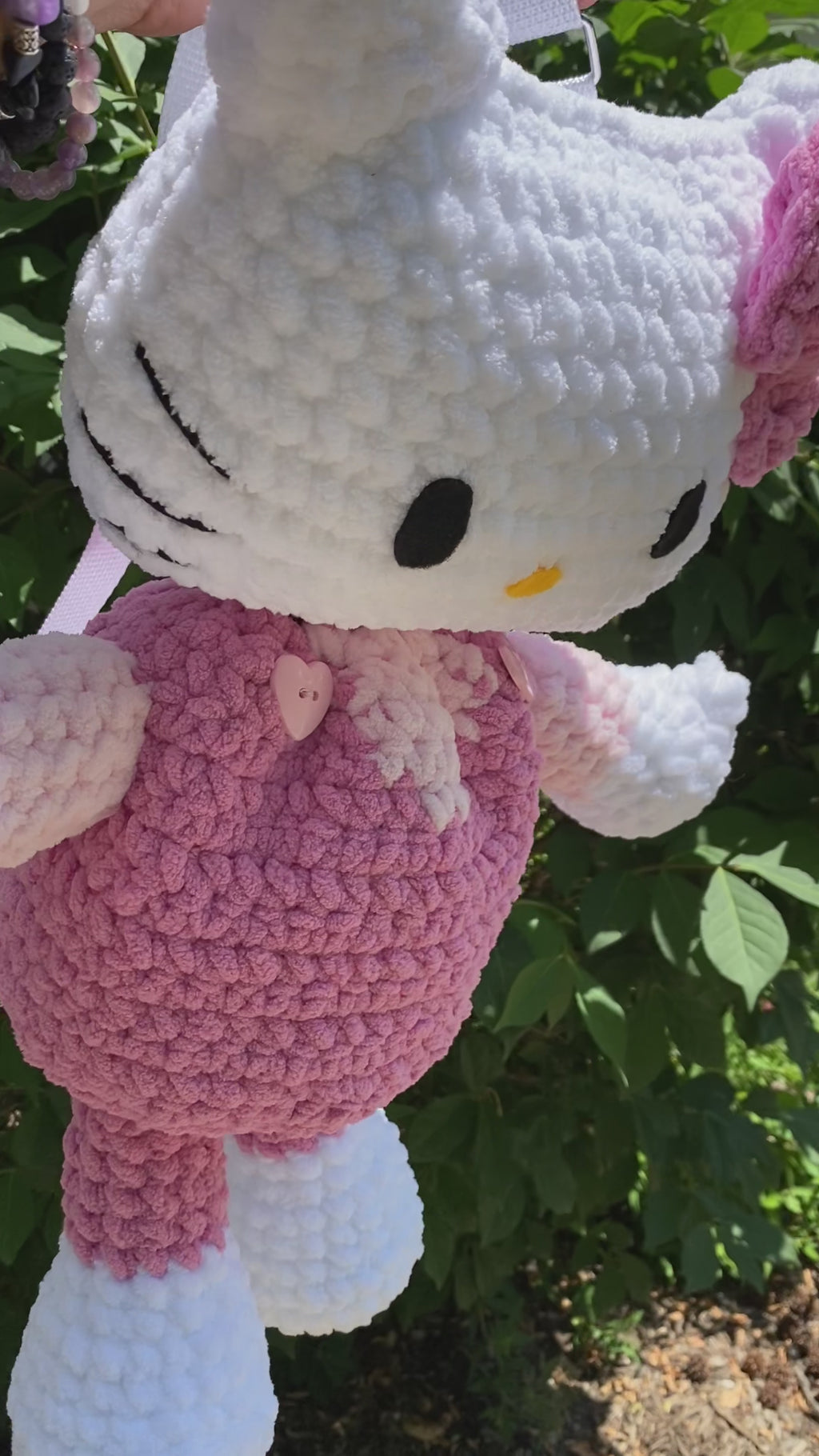 Cute Cat Plushie Backpack