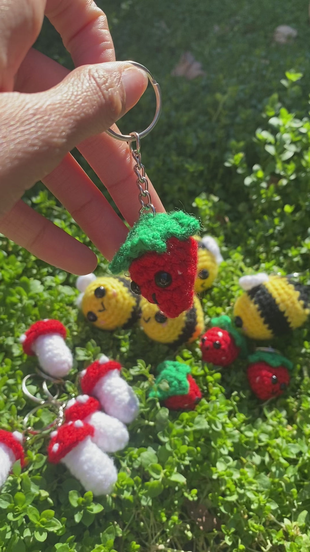 Strawberry Keychain